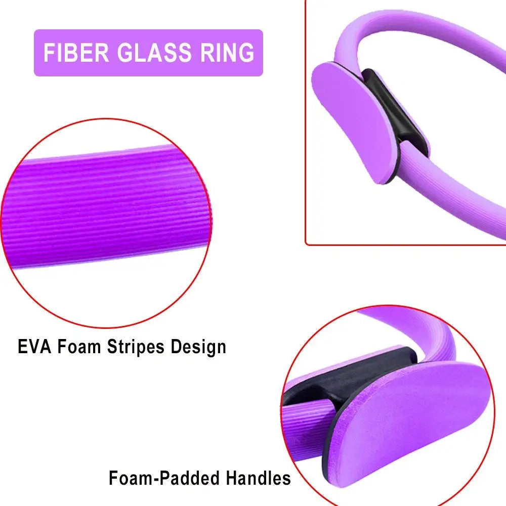 Pilates Yoga Fitness Ring – Toning & Resistance Circle for Home Workouts.