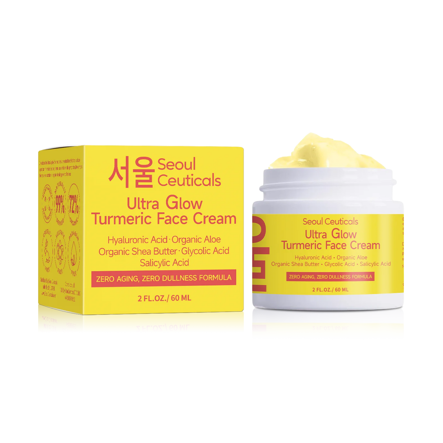 Turmeric Niacinamide Cream – Hydrating & Youth-Enhancing Face Moisturizer (60g)