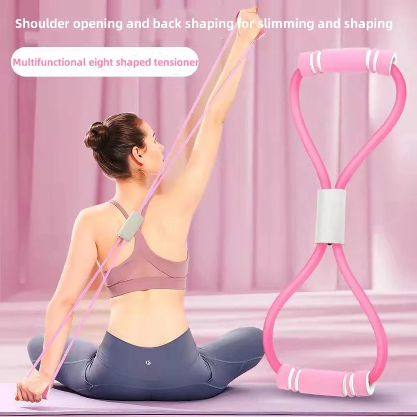 Resistance Bands with Foam Handles.