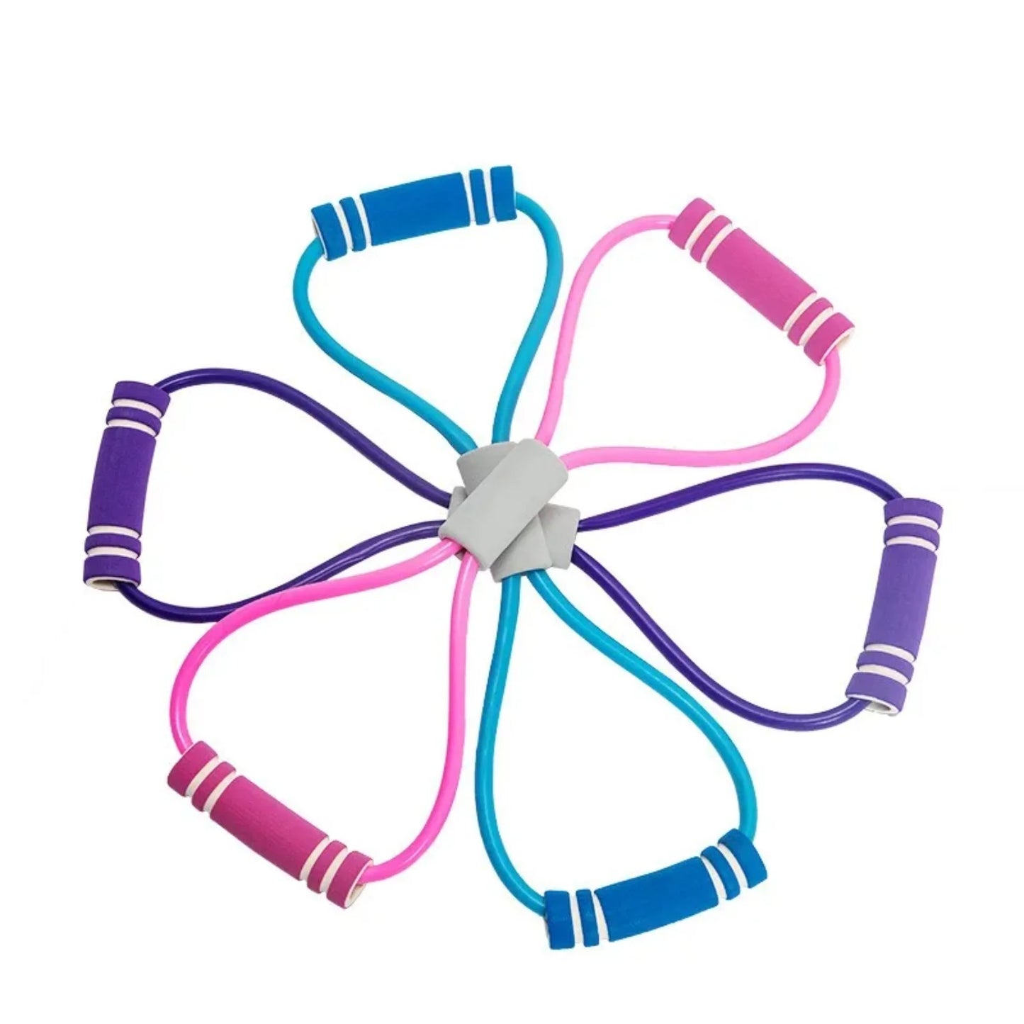 Resistance Bands with Foam Handles.