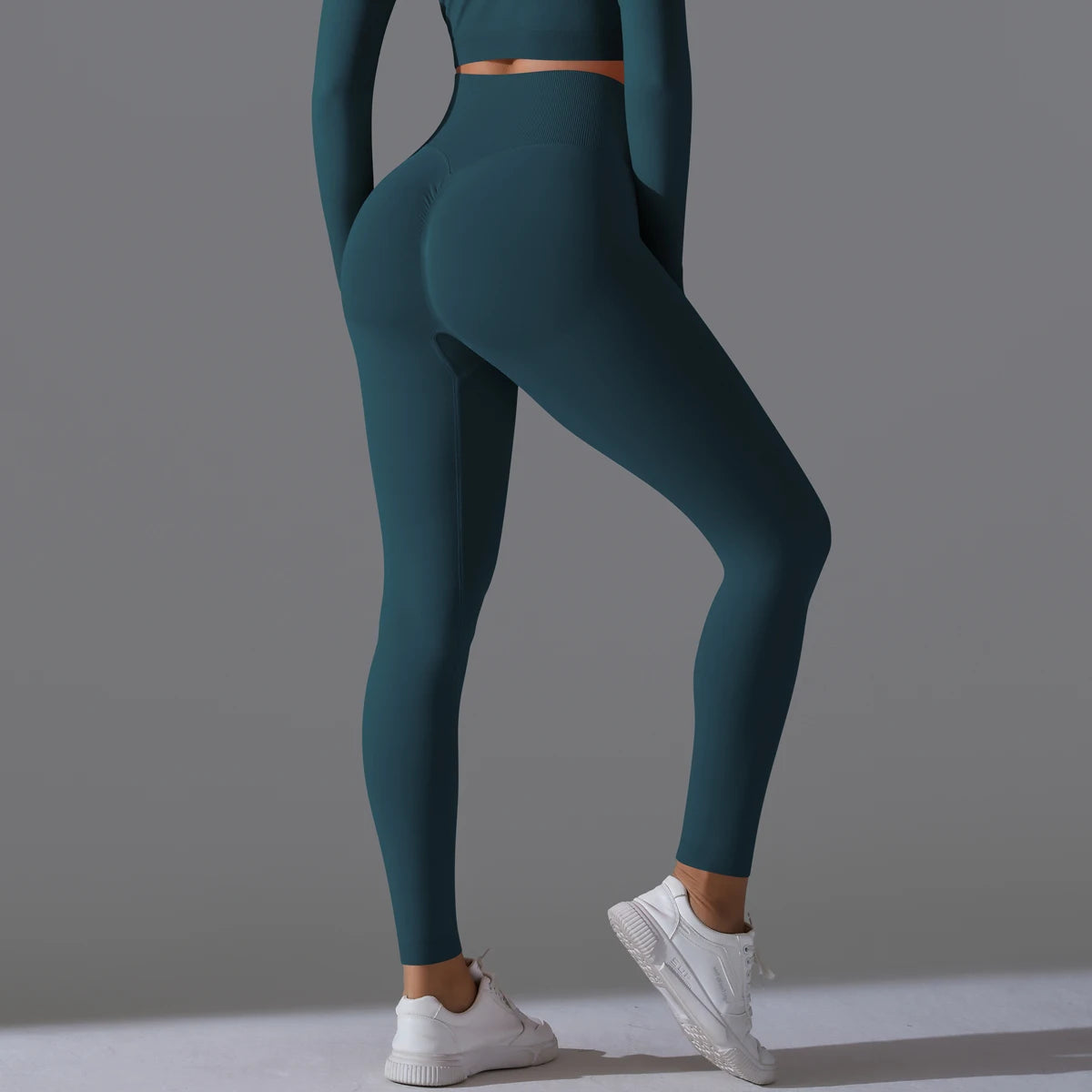 Women's Seamless High-Waist Scrunch Butt Workout Leggings.