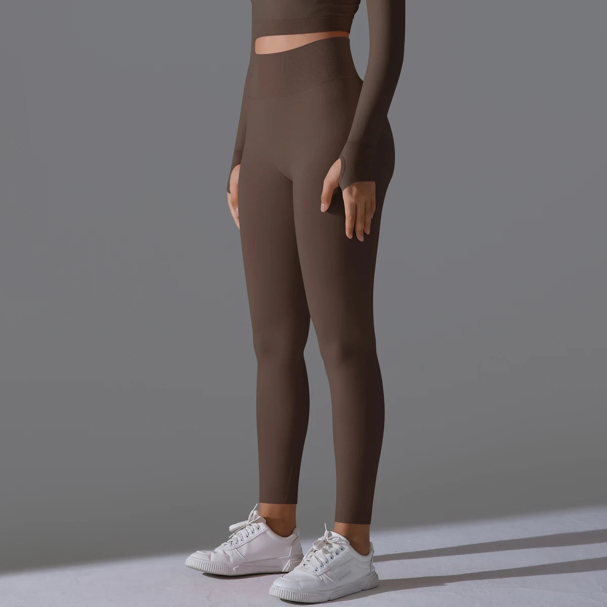 Women's Seamless High-Waist Scrunch Butt Workout Leggings.