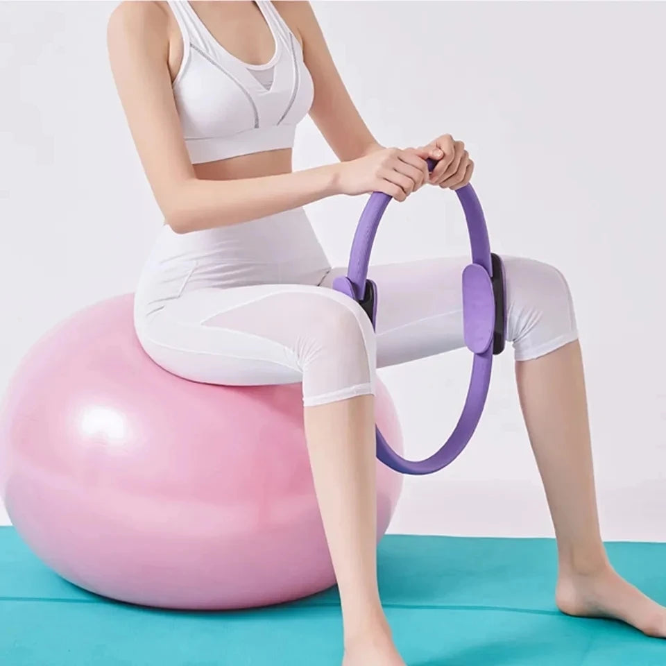 Pilates Yoga Fitness Ring – Toning & Resistance Circle for Home Workouts.