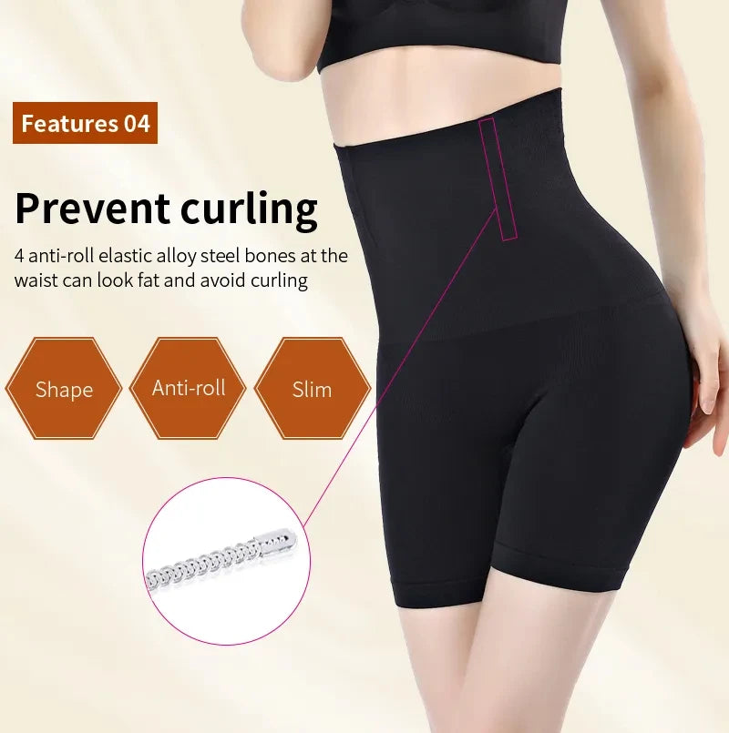 YBFDO Women's High Waist Shaper Shorts.