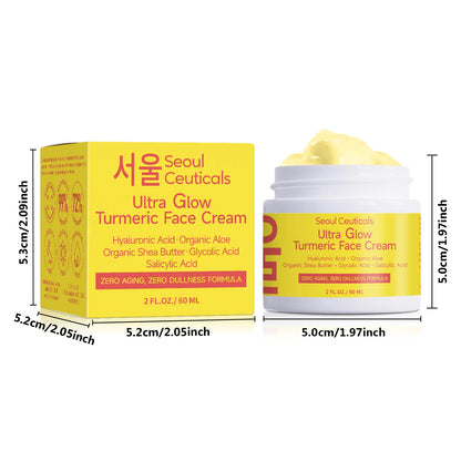 Turmeric Niacinamide Cream – Hydrating & Youth-Enhancing Face Moisturizer (60g)