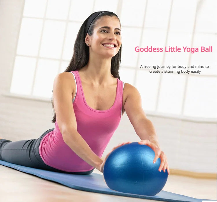 Frosted Thickened Exercise Ball with Clip.