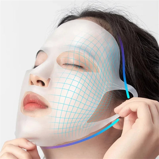 3D Silicone Face Mask Women Skin Care Anti Wrinkle Reusable