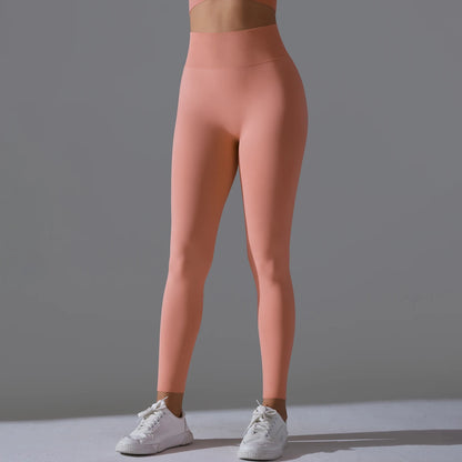 Women's Seamless High-Waist Scrunch Butt Workout Leggings.