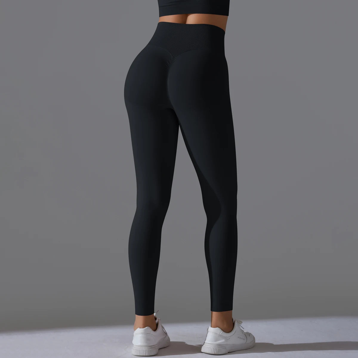 Women's Seamless High-Waist Scrunch Butt Workout Leggings.