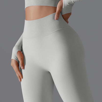 Women's Seamless High-Waist Scrunch Butt Workout Leggings.