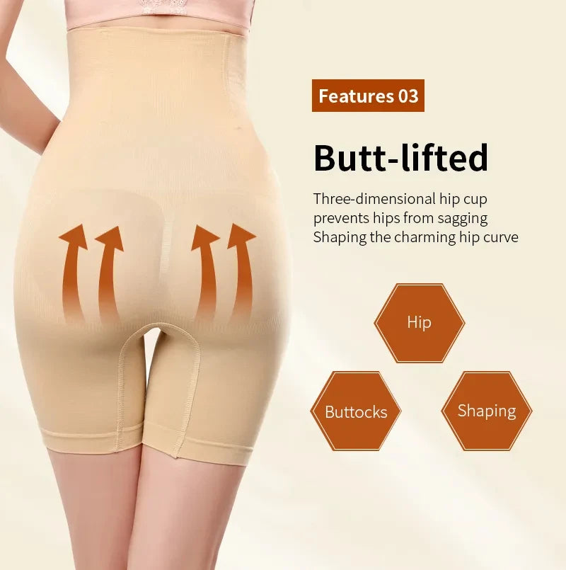 YBFDO Women's High Waist Shaper Shorts.