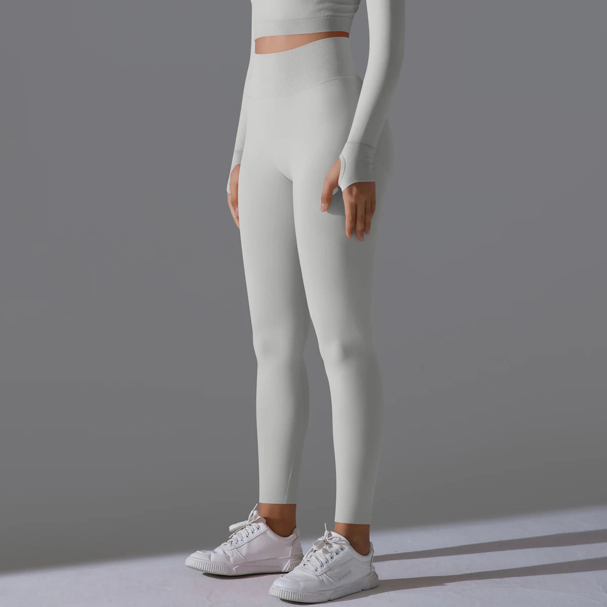 Women's Seamless High-Waist Scrunch Butt Workout Leggings.