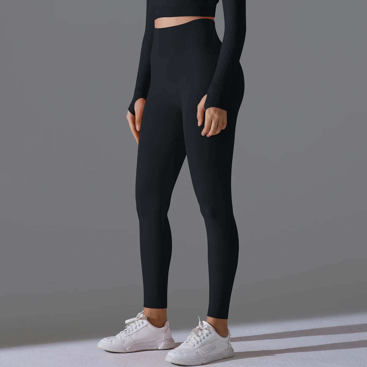 Women's Seamless High-Waist Scrunch Butt Workout Leggings.
