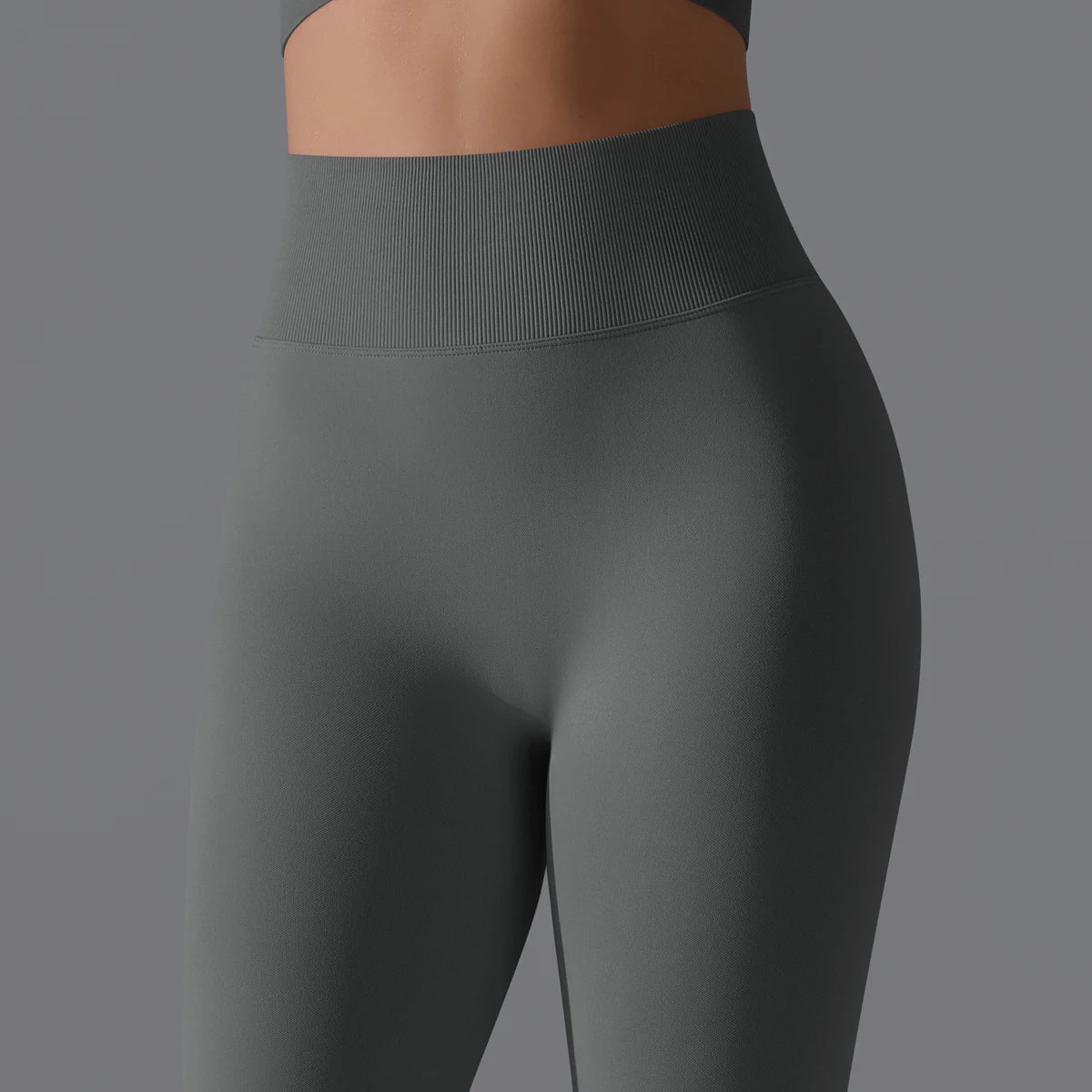 Women's Seamless High-Waist Scrunch Butt Workout Leggings.
