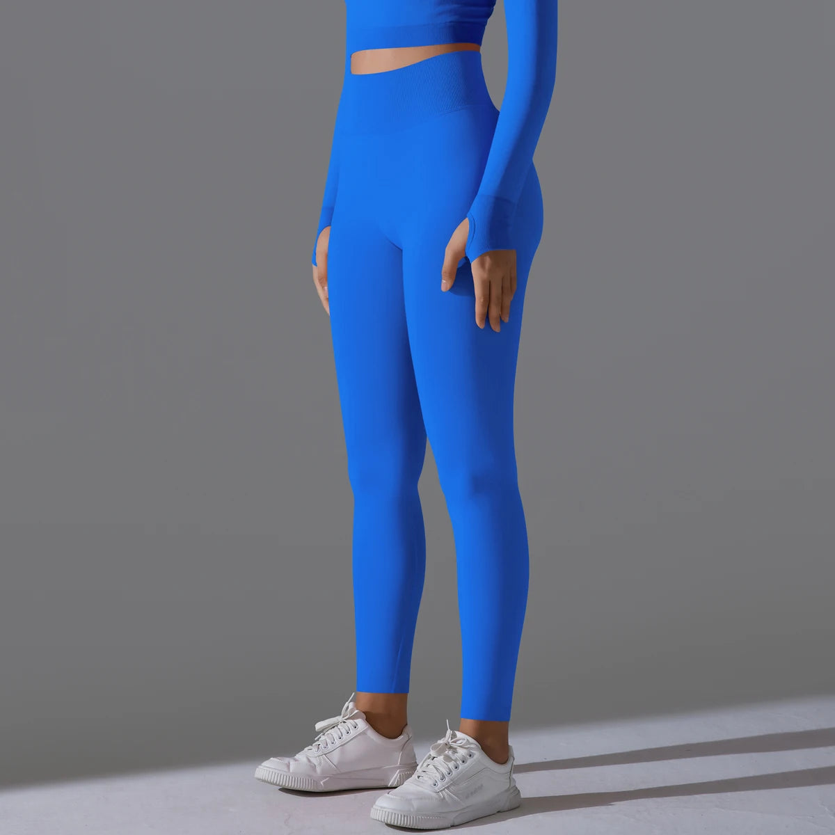 Women's Seamless High-Waist Scrunch Butt Workout Leggings.