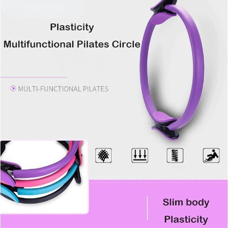 Pilates Yoga Fitness Ring – Toning & Resistance Circle for Home Workouts.