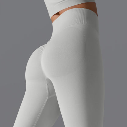 Women's Seamless High-Waist Scrunch Butt Workout Leggings.