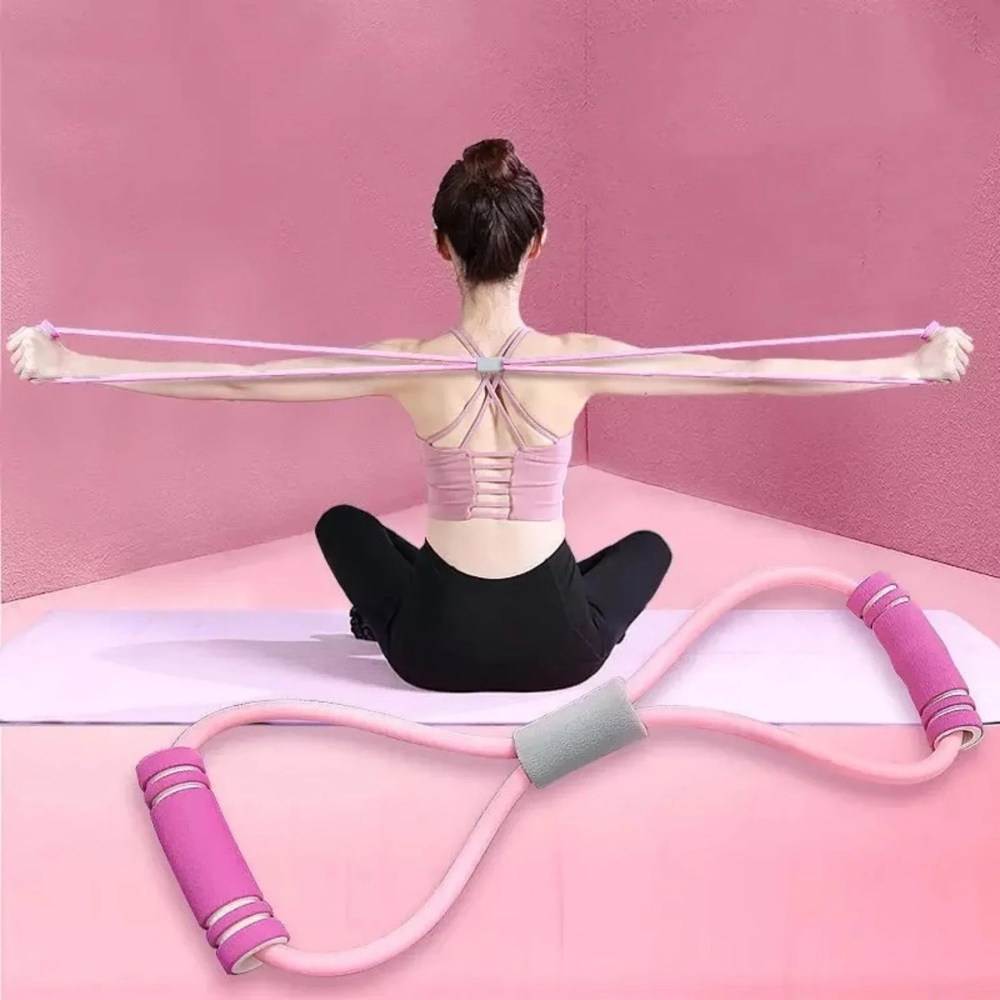 Resistance Bands with Foam Handles.