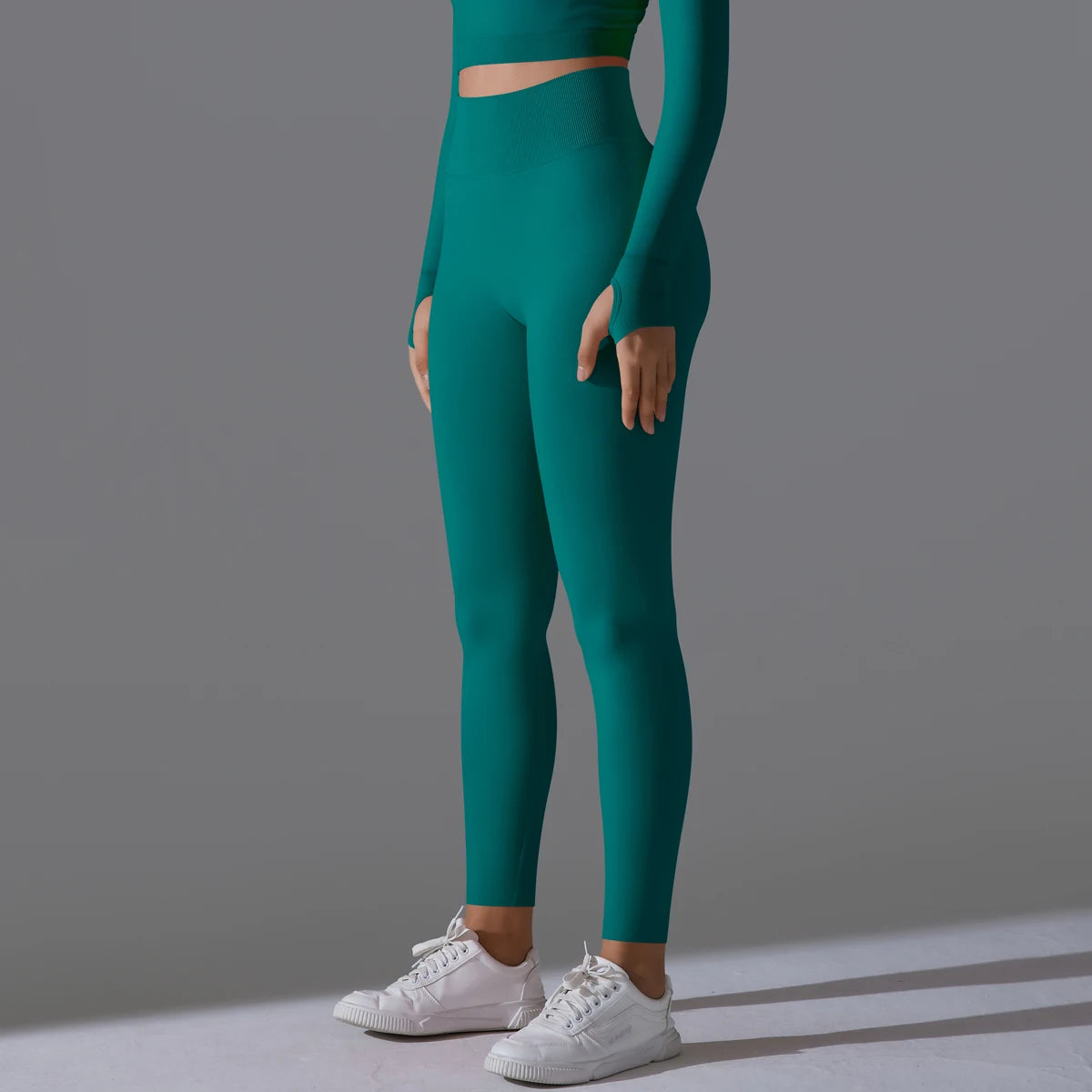 Women's Seamless High-Waist Scrunch Butt Workout Leggings.