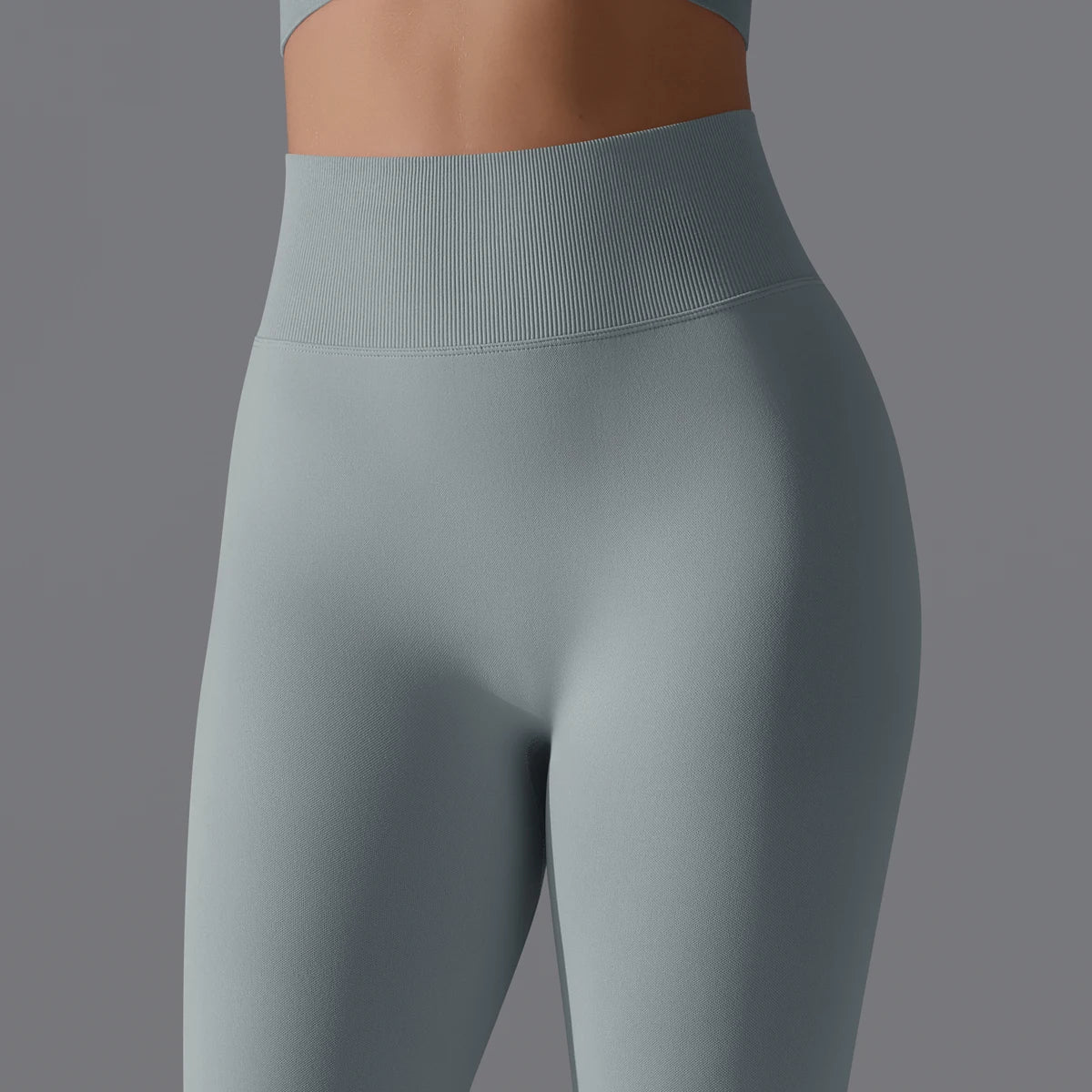 Women's Seamless High-Waist Scrunch Butt Workout Leggings.