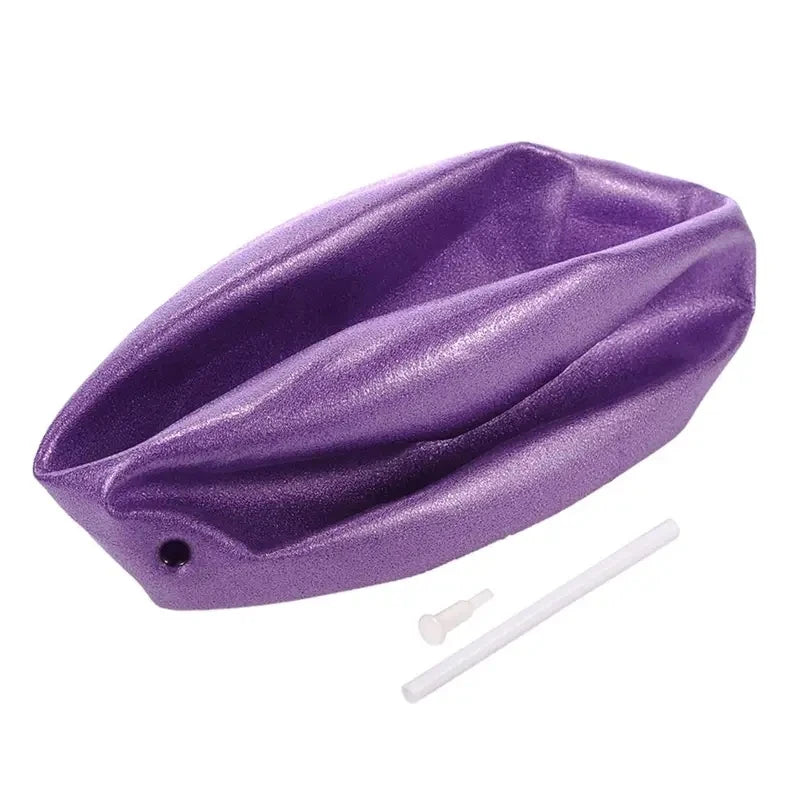 Frosted Thickened Exercise Ball with Clip.