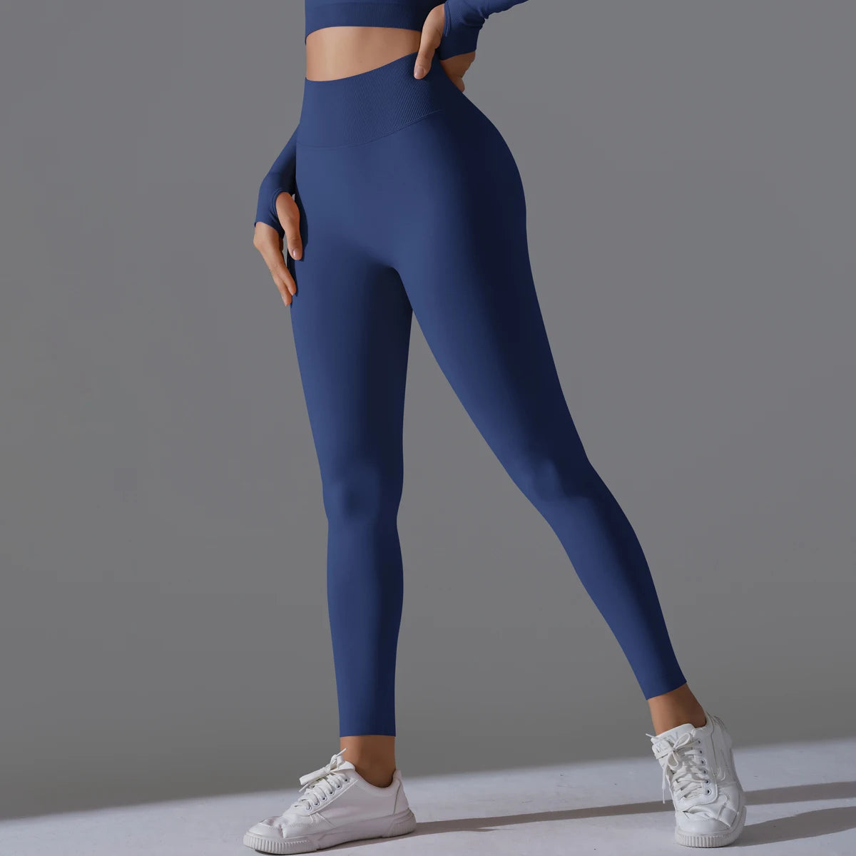 Women's Seamless High-Waist Scrunch Butt Workout Leggings.